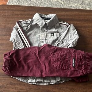 Calvin Klein 2 piece set for 3 to 6 months old